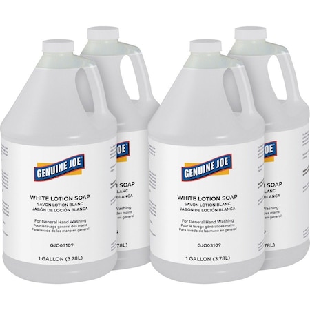 Genuine Joe Lotion Soap - 1 Gallon - Pleasant Scent, 4PK GJO03109CT